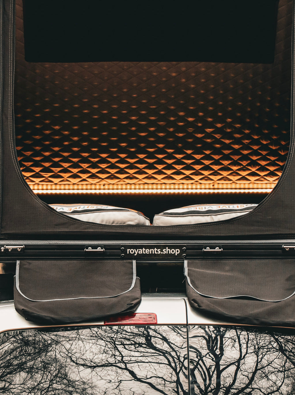 RoyaTents Cargo Rooftop Tent – Aluminium Triangle with X Hinge