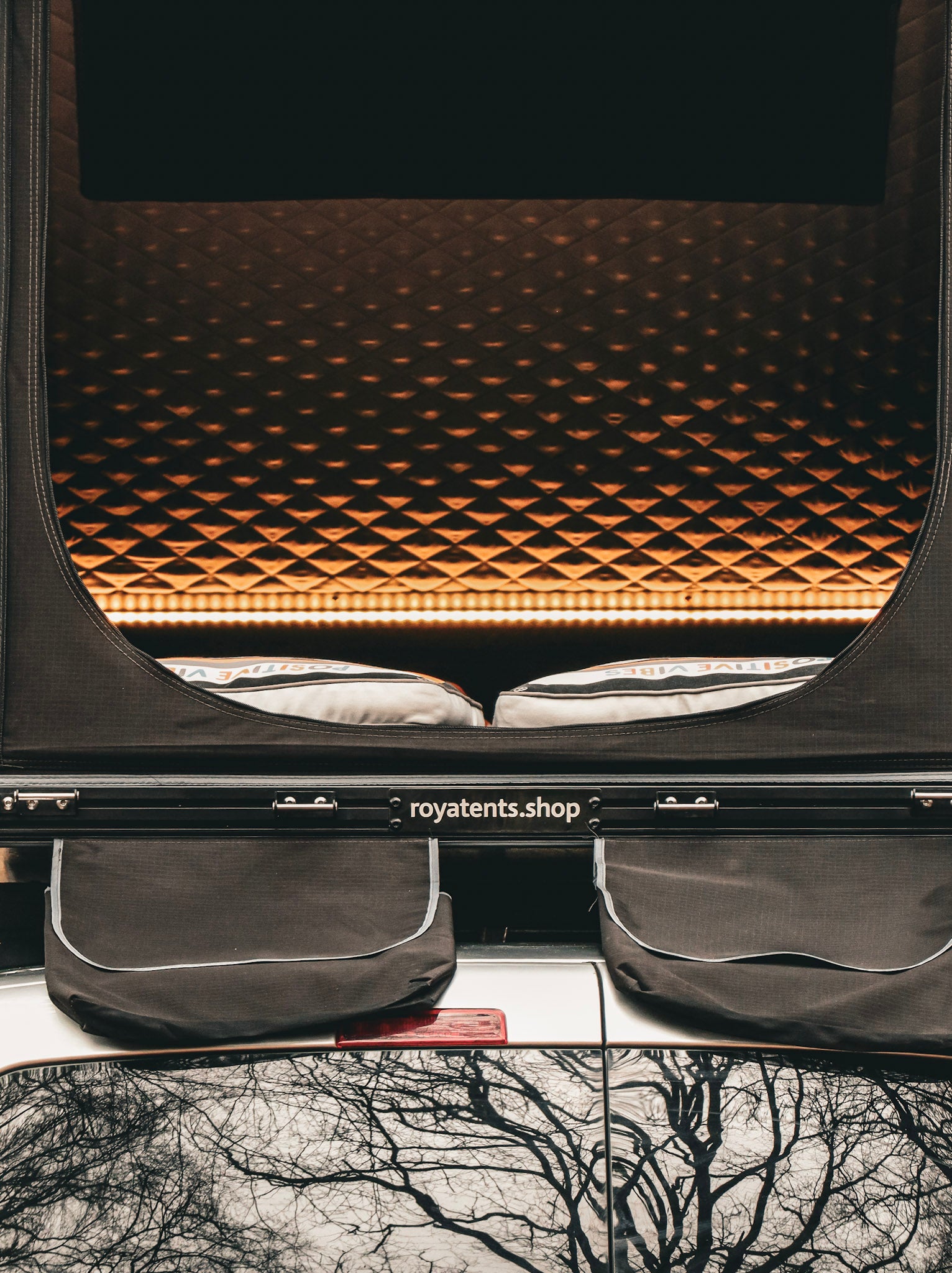 RoyaTents Cargo Rooftop Tent – Aluminium Triangle with X Hinge